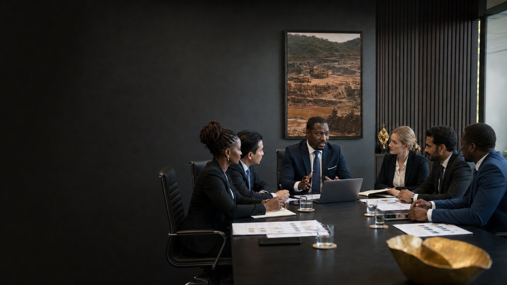 Professional meeting for an international gold inquiry
